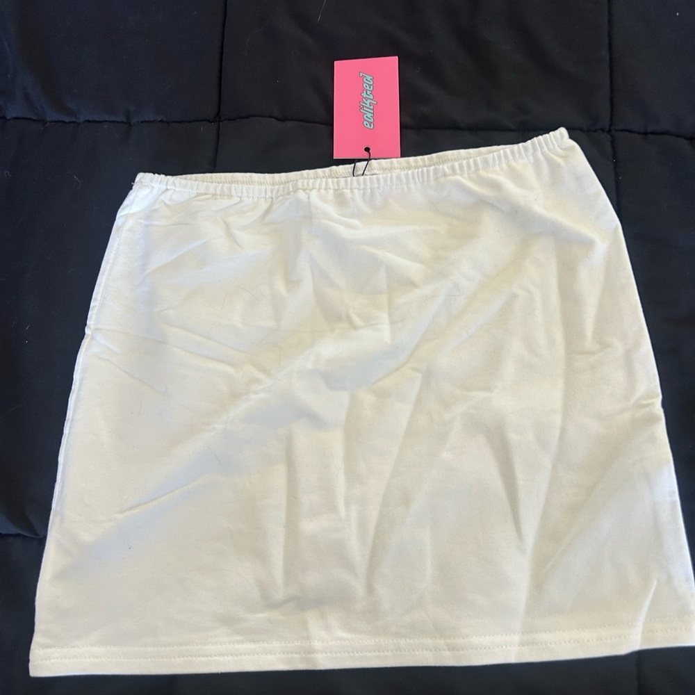 Edikted White Skirt